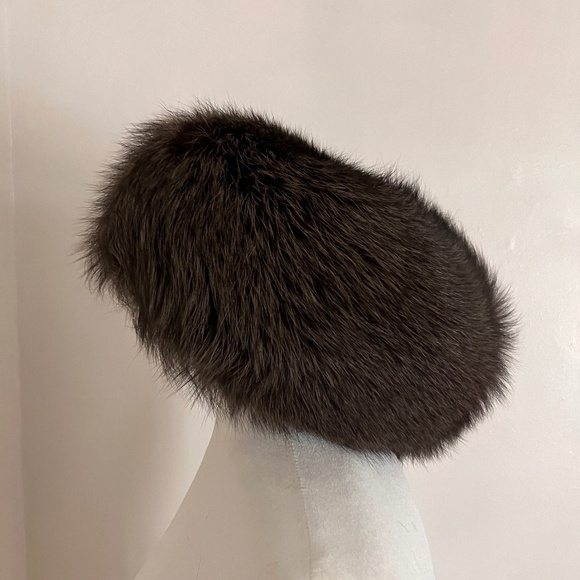Escada Blue Frostfox Hat - Picture 5 of 10